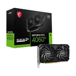 کارت گرافیک MSI GeForce RTX 4060 Ti VENTUS 2X BLACK OC 8GB GDDR6