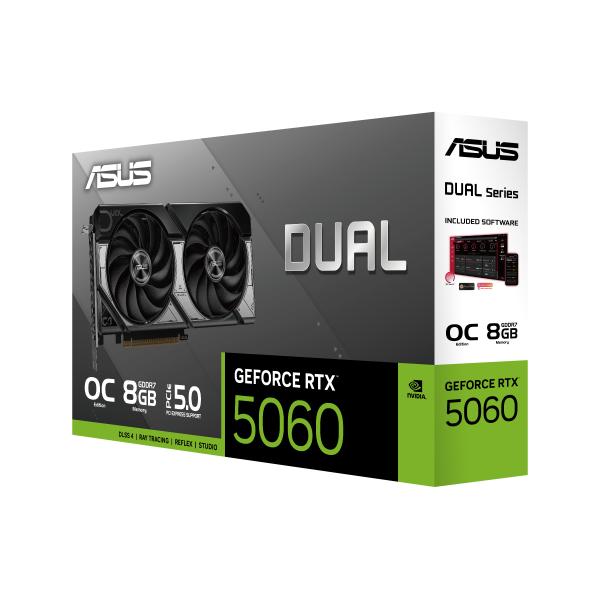 کارت گرافیک ایسوس مدل Dual GeForce RTX 5060 OC Edition 8GB