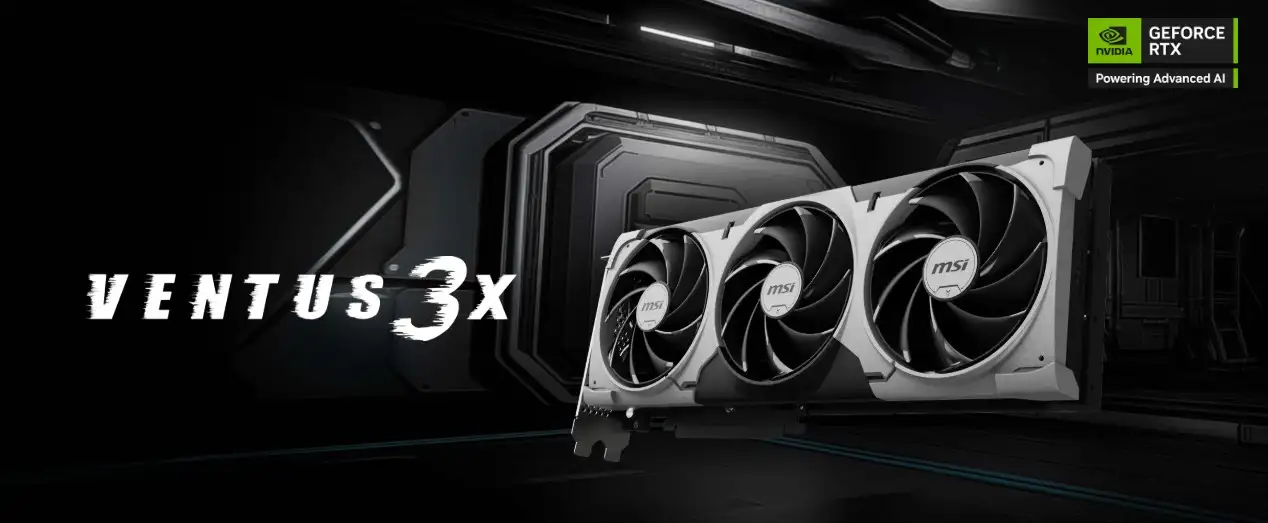 کارت گرافیک ام اس آی مدل GeForce RTX 5060 Ti 16G VENTUS 3X OC - Image 3