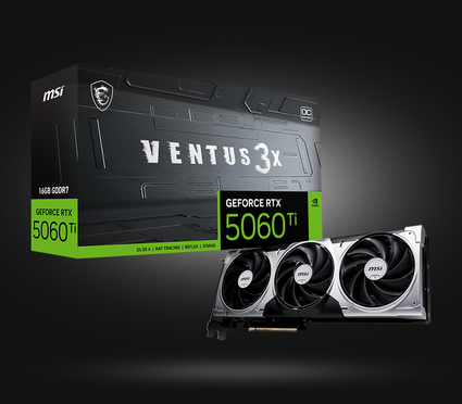 کارت گرافیک ام اس آی مدل GeForce RTX 5060 Ti 16G VENTUS 3X OC