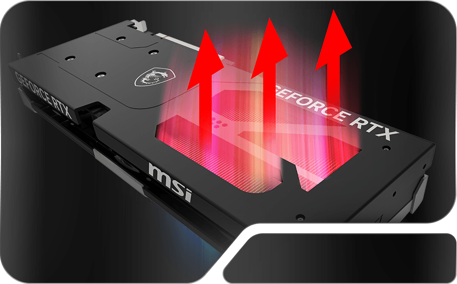 کارت گرافیک ام اس آی مدل GeForce RTX 5060 Ti 8G VENTUS 3X OC - Image 5