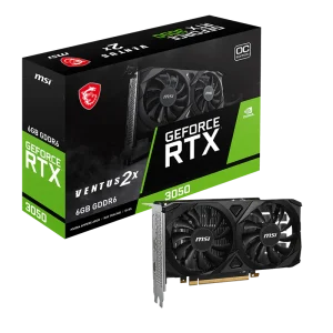 کارت گرافیک ام اس آی مدل MSI GeForce RTX 3050 VENTUS 2X 6GB GDDR6 OC
