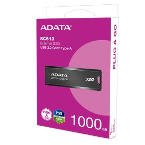 حافظه اس اس دی اکسترنال ای دیتا مدل SC610 ظرفیت 1 ترابایت